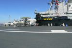 PICTURES/USS Midway - Flight Deck/t_Planes & Warning Sign.JPG